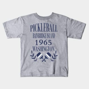 pickleball 1965 Washington Kids T-Shirt